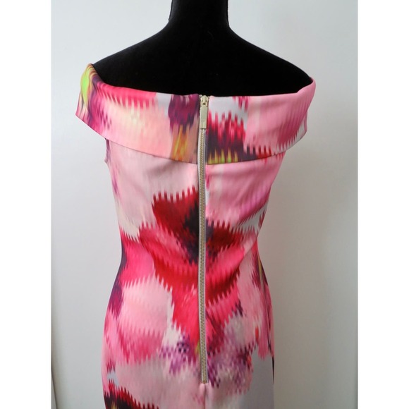 Ted Baker Expressive Pansy Off Shoulder Dress - Size 3 (US Size 8) - NWT - Picture 3 of 5